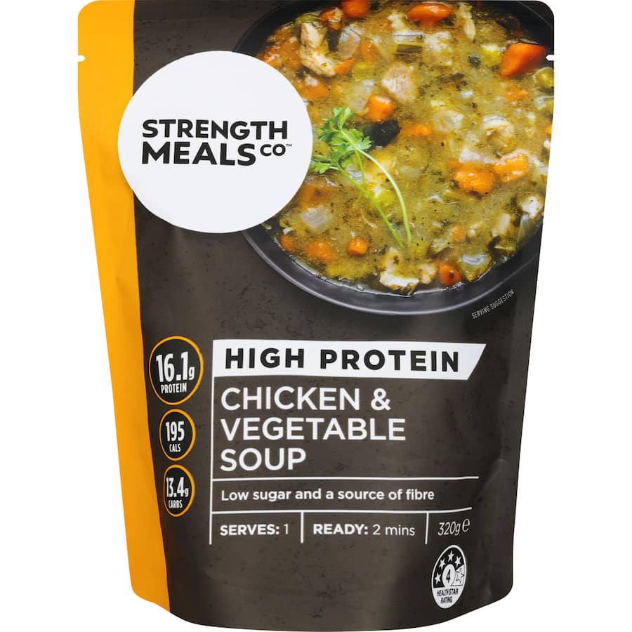 Strength Meals Co Soup Chicken & Vege