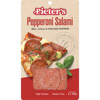 pieters salami sliced pepperoni