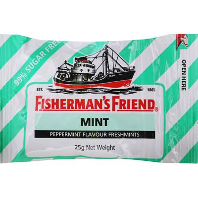 fishermans friend lozenges fresh mint sugar free
