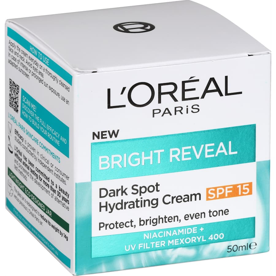 Loreal Bright Reveal Dark Spot Hydrating Cream Spf15