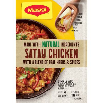 maggi recipe base satay chicken gluten free