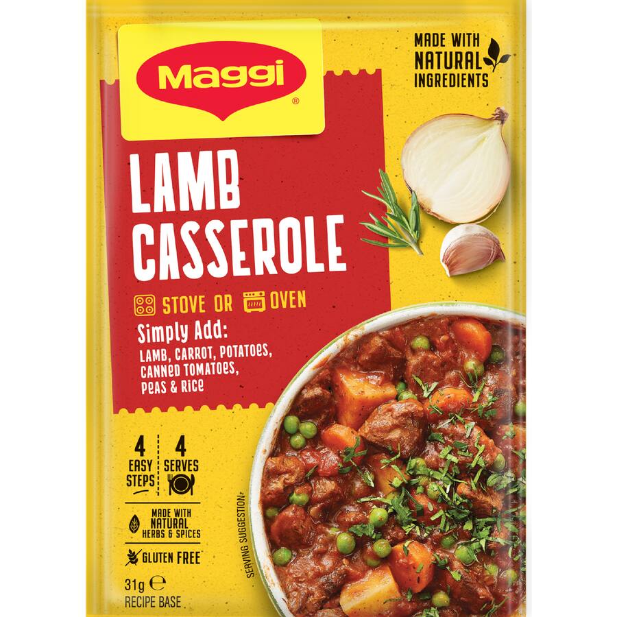 Maggi Recipe Base Lamb Casserole