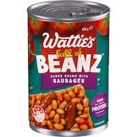 Wattie's Baked Beans With Sausages (420G)
