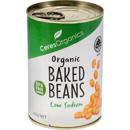 Ceres Organics Baked Beans Low Salt In Tomato Sauce