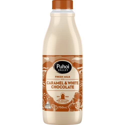 Puhoi Valley Flavoured Milk Caramel & White Chocolate