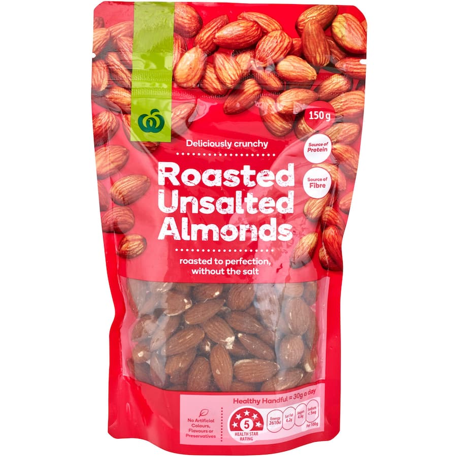 Woolworths Almonds Roasted Unsalted