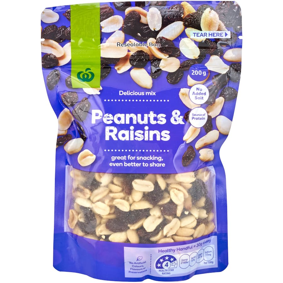 Woolworths Nut & Fruit Mix Nuts & Raisins