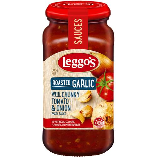 Leggo's Pasta Sauce Roasted Garlic Tomato & Onion