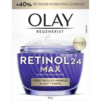 olay regenerist retinol24 night face cream moisturiser max