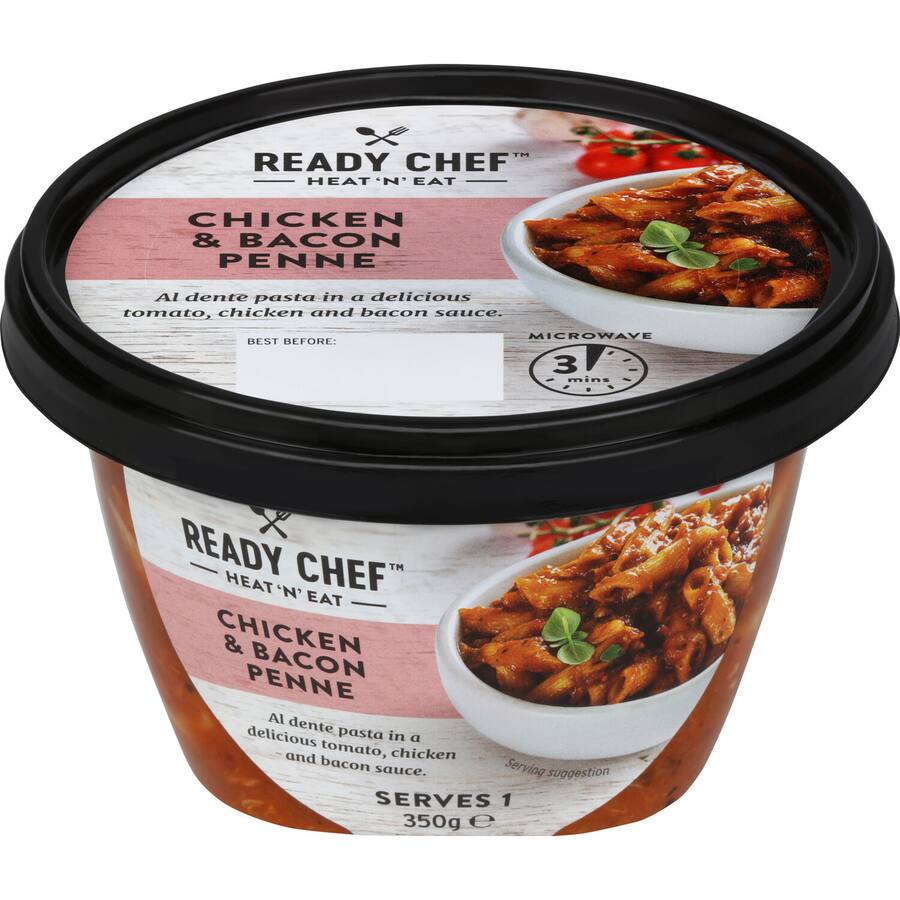 Ready Chef Chilled Meal Chicken & Bacon Penne