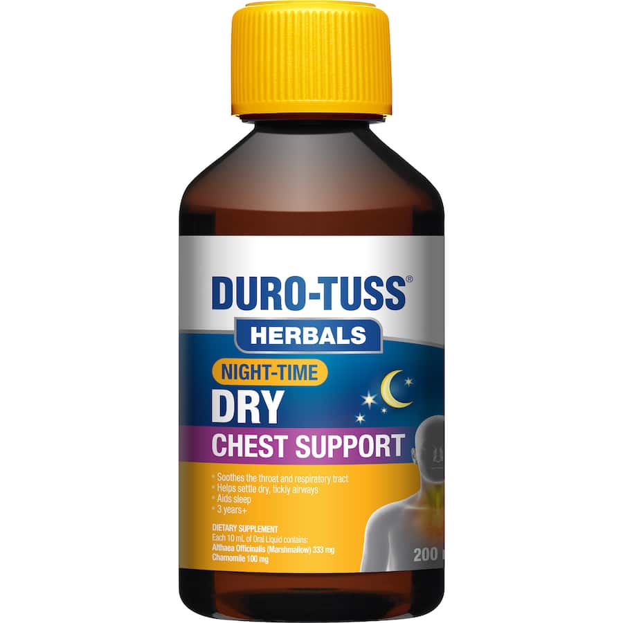 Duro-Tuss Herbals Dry Chest Support Night Time