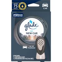 glade sport car freshener new car