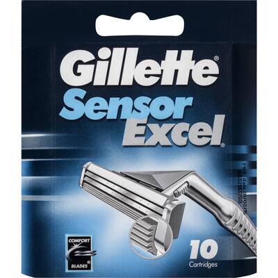 gillette sensor excel razor blades mens