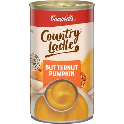 campbell's country ladle soup butternut pumpkin canned