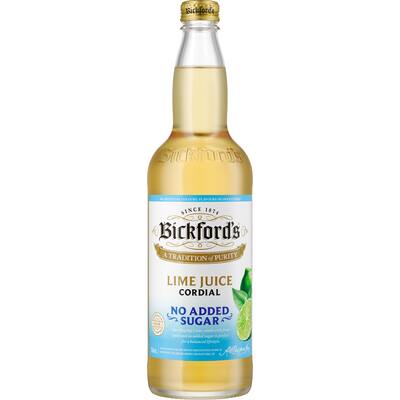 bickford's cordial no added sugar lime