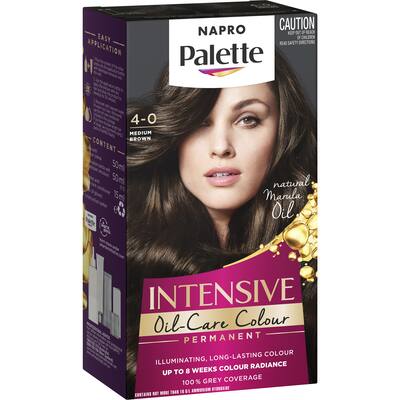 napro palette hair colour medium brown 4/0