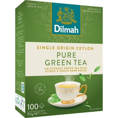 dilmah green tea tagless