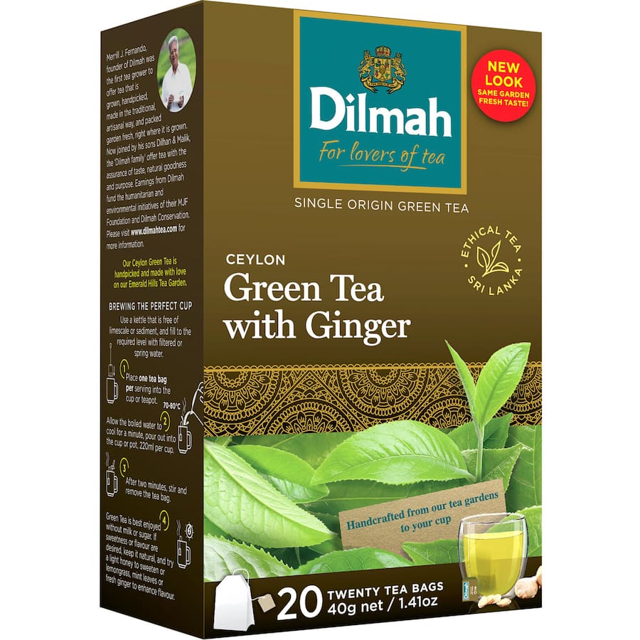 Dilmah Green Tea Ginger