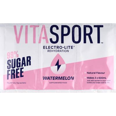 vitasport electrolyte 99% sugar free watermelon