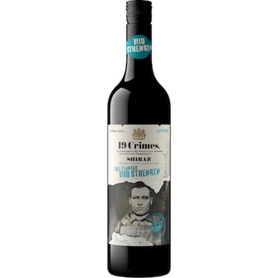 19 crimes shiraz mid strength lower alcohol