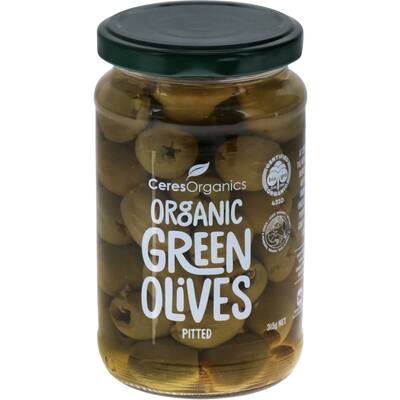 ceres organics olives pitted green