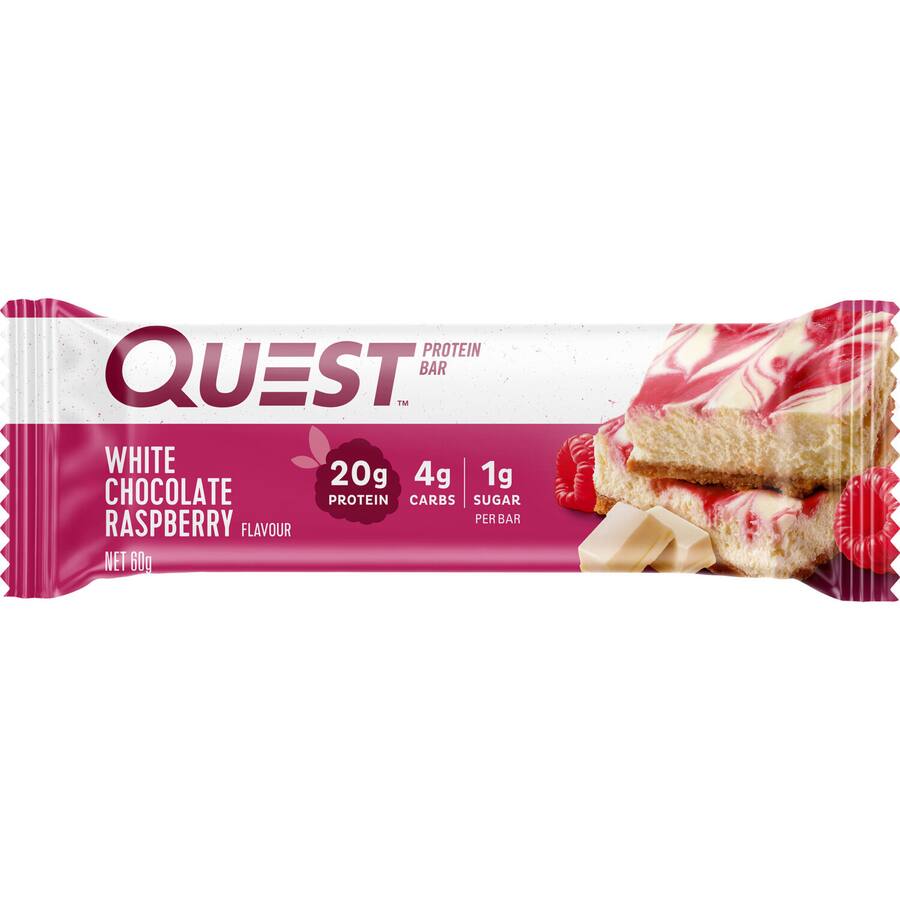 Quest Protein Bar White Chocolate & Raspberry