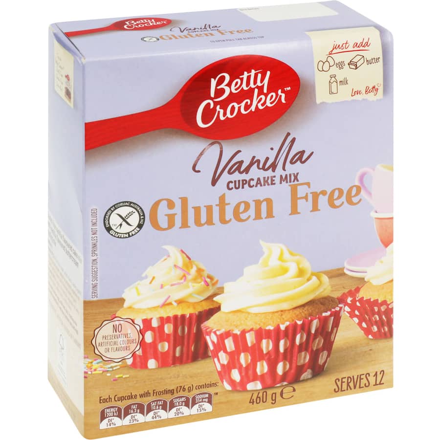 Betty Crocker Vanilla Cupcake Gluten Free