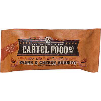cartel food co burrito beans & cheese
