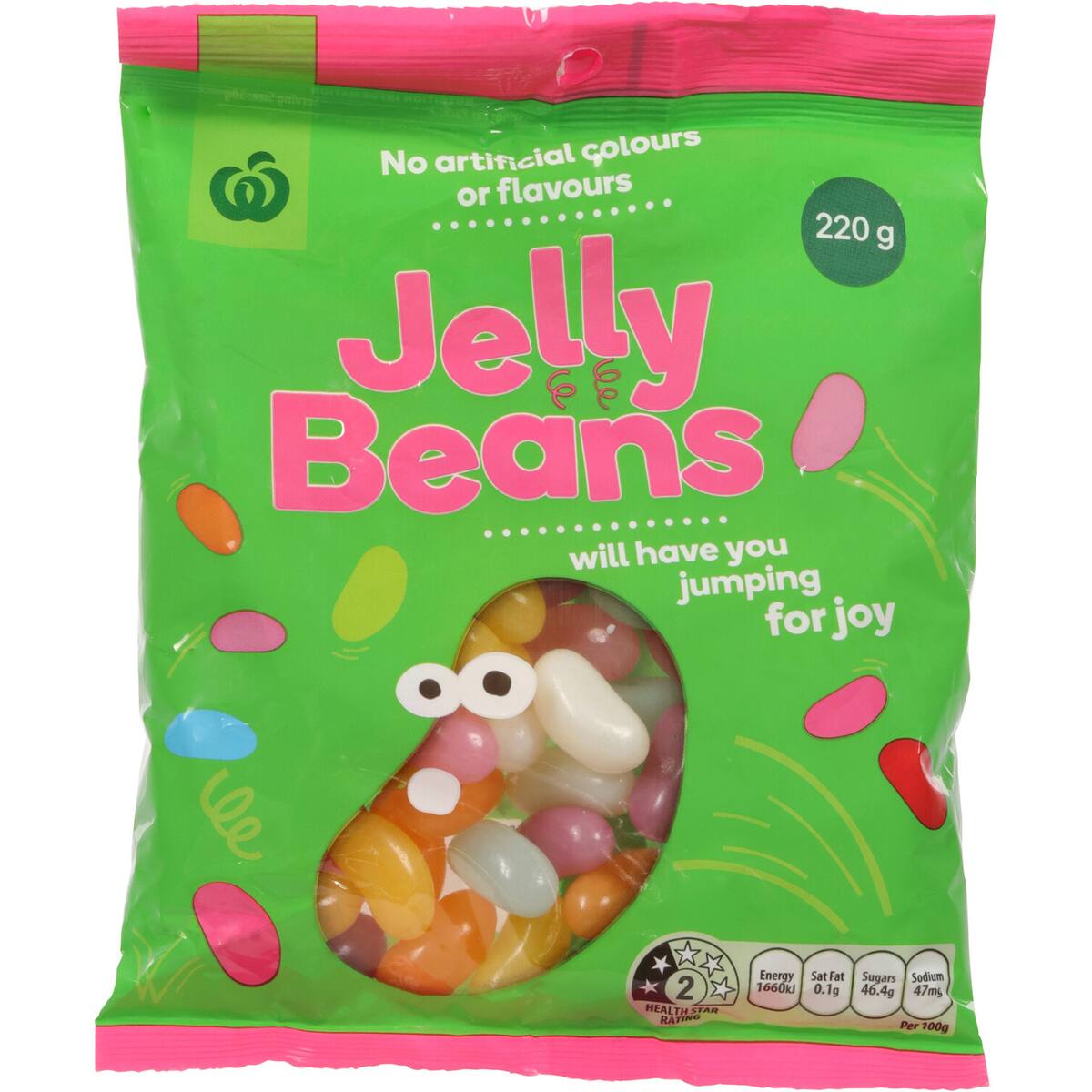 Countdown Jelly Beans 220g bunch