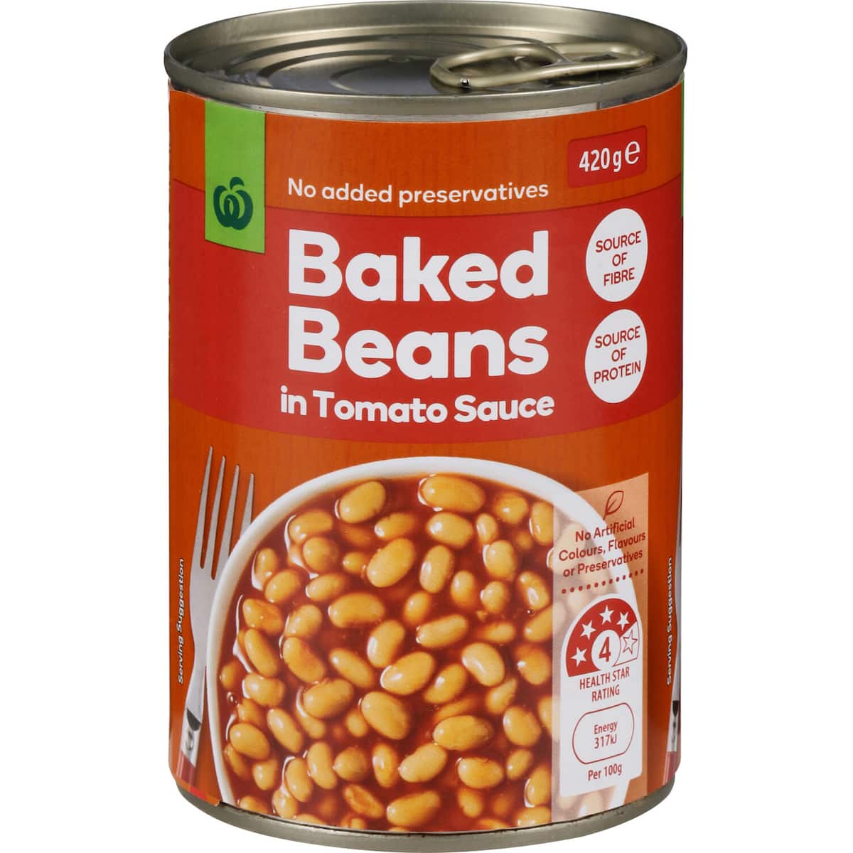 Countdown Baked Beans in Tomato Sauce 420g bunch