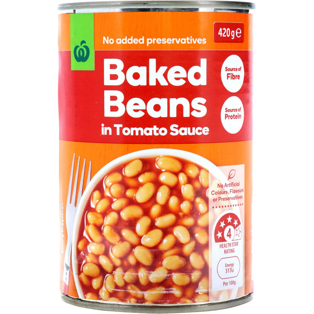Countdown Baked Beans in Tomato Sauce 420g bunch