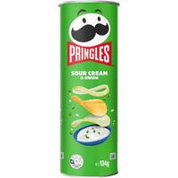 Pringles Sour Cream & Onion Potato Chips (134G)