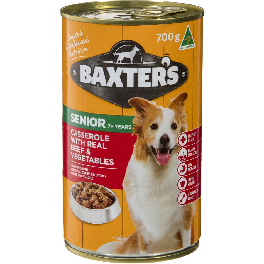 Baxters Senior Wet Dog Food Beef & Veges