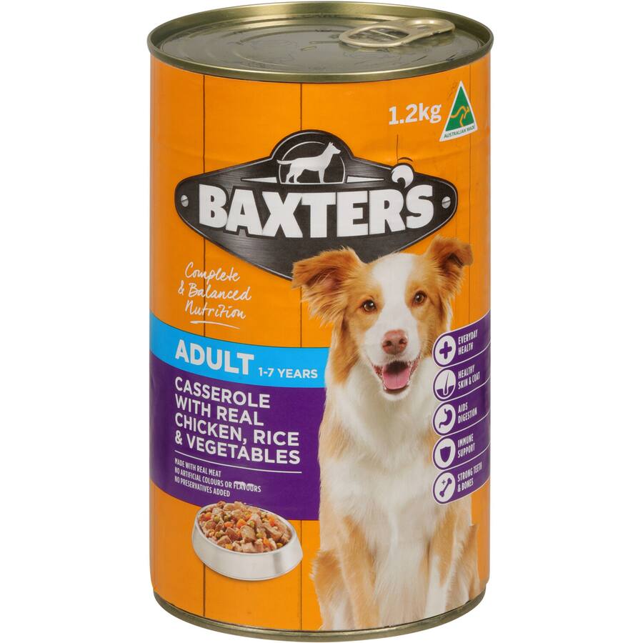 Baxter's Wet Dog Food Chicken Rice & Veges