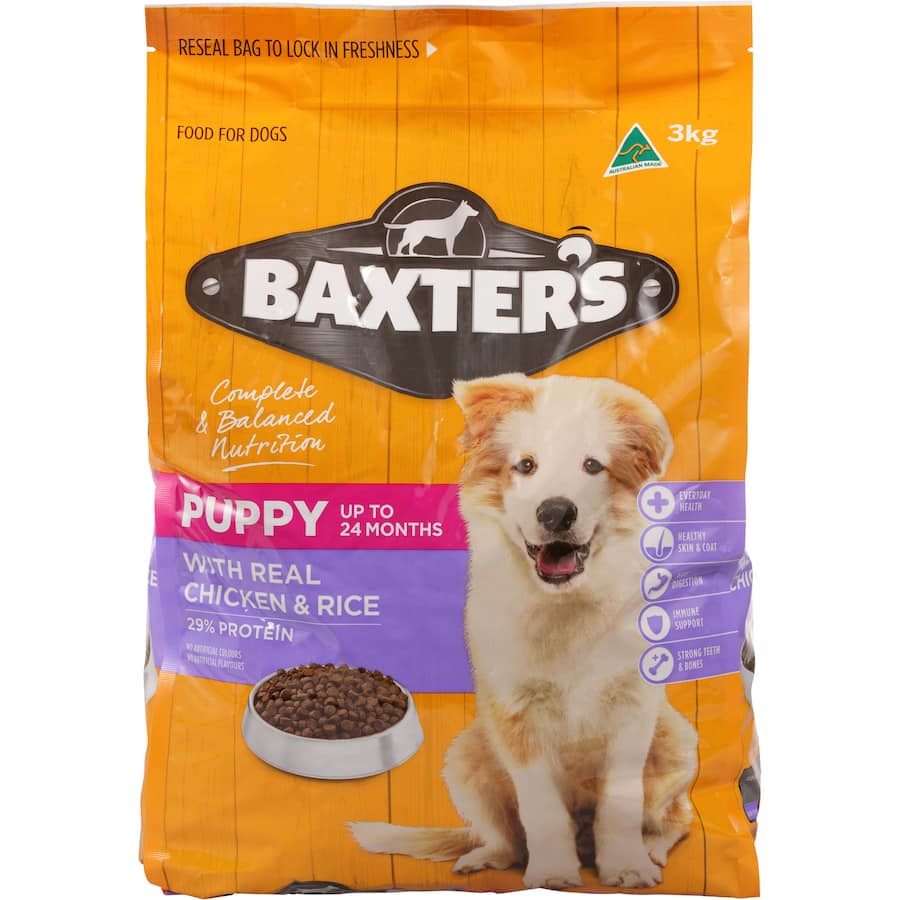 Baxter's Puppy Dry Dog Food Chicken & Rice