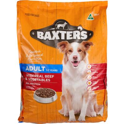 baxter's dry dog food beef & vegetable