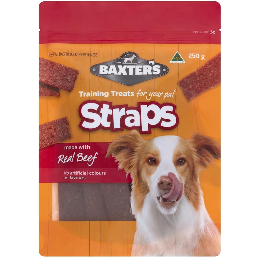Baxters Dog Treats Beef Straps
