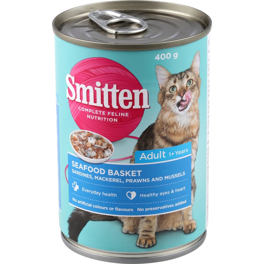 Smitten Wet Cat Food Seafood Basket