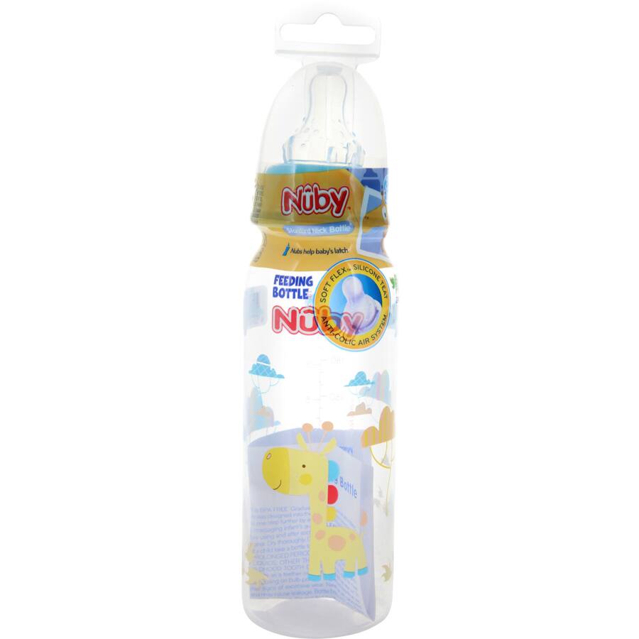 Nuby Baby Bottle Single Printed Bottle