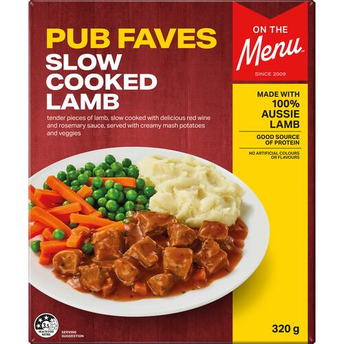 On The Menu Frozen Meal Lamb Shank