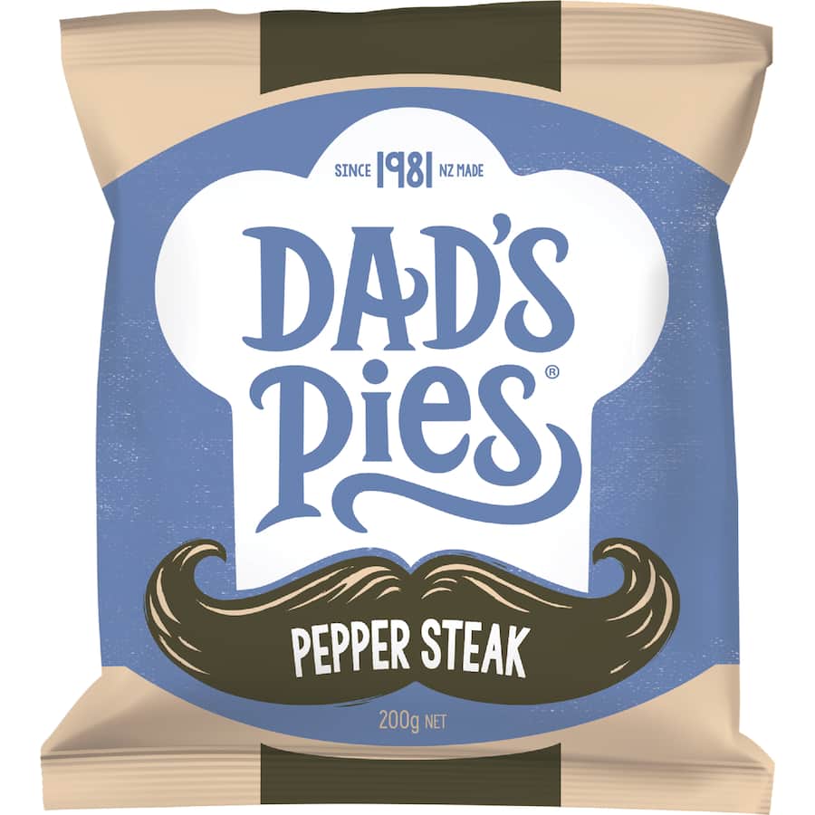 Dad's Pies Chilled Single Pie Peppered Steak
