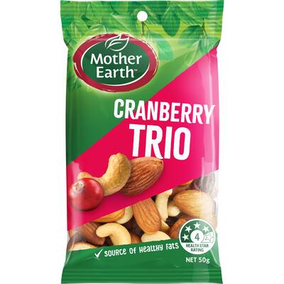 mother earth batch roasted cashews cranberries & almonds