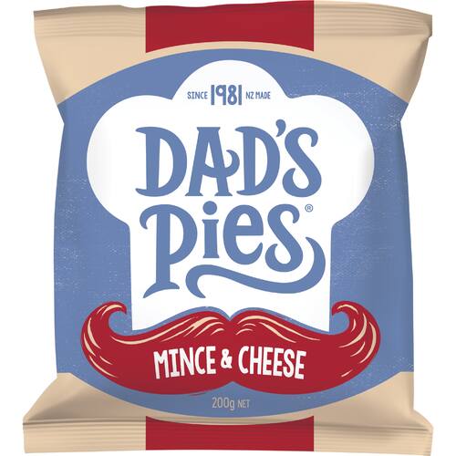 Dad's Pies Chilled Single Pie Mince & Cheese