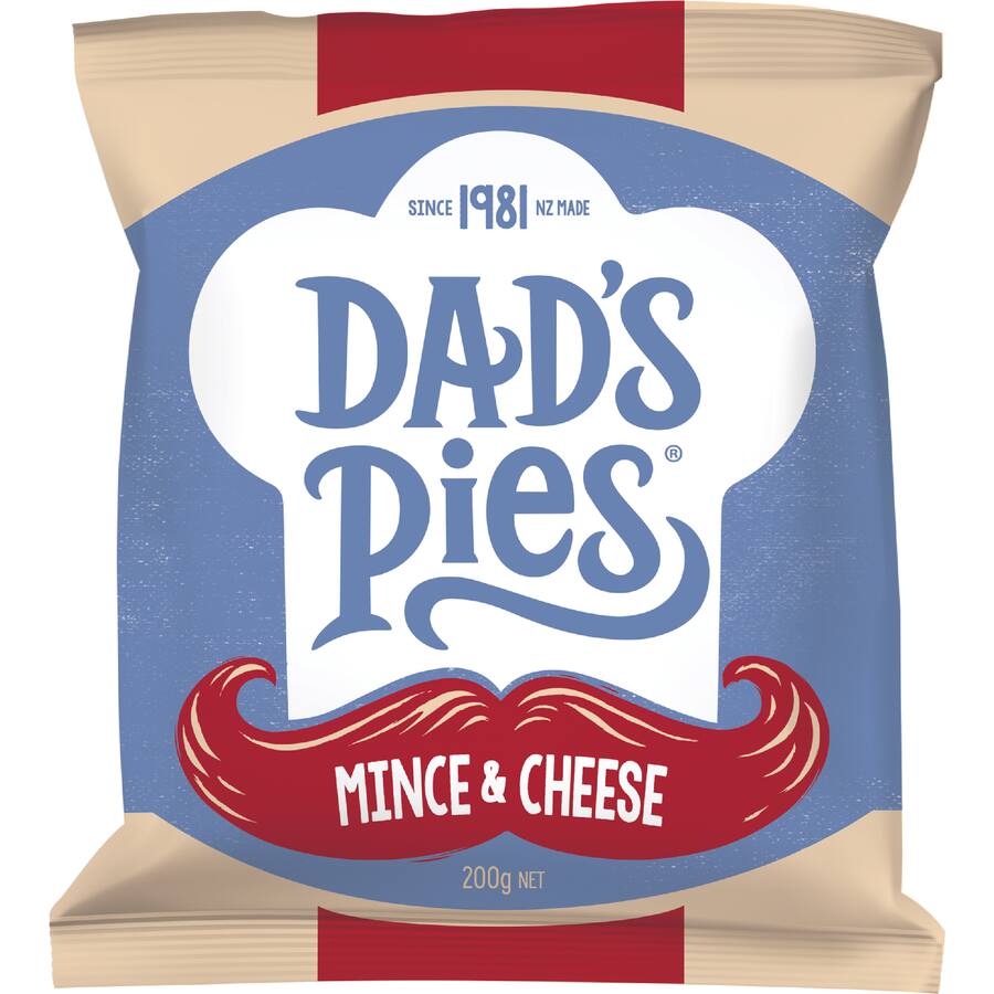 Dad's Pies Chilled Single Pie Mince & Cheese