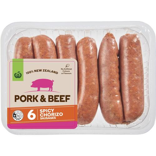 Chorizo Sausage 6Pack bunch