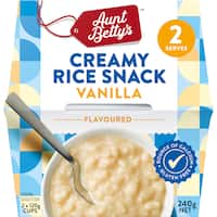 aunt bettys creamed rice vanilla 240g (2pk)