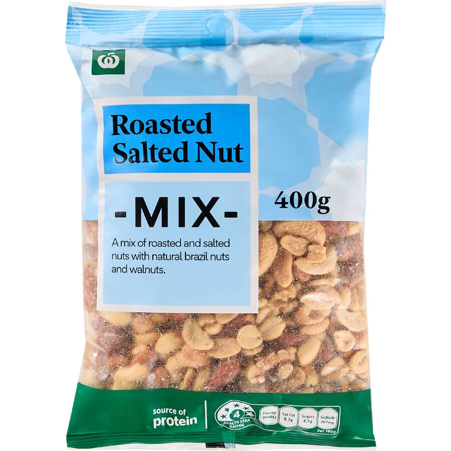 Woolworths Mixed Nuts Roasted Salted