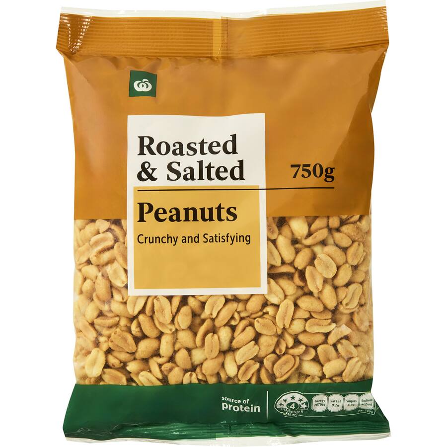 Woolworths Peanuts Roasted & Salted