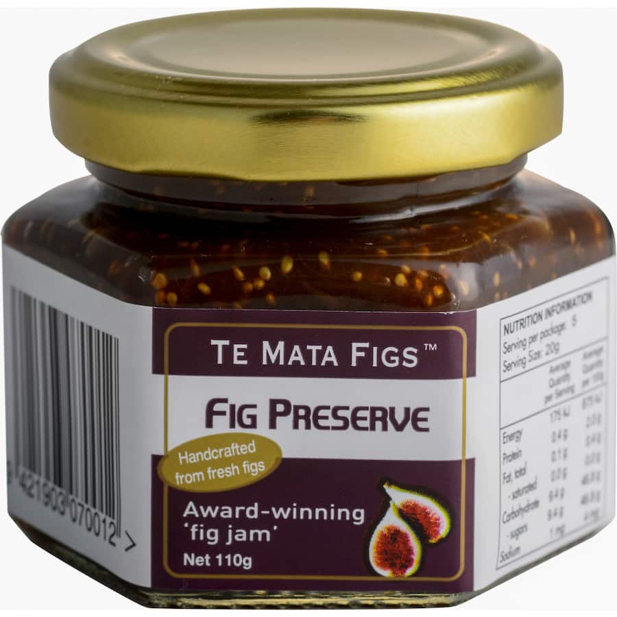 Te Mata Figs Fruit Preserve Just Fig