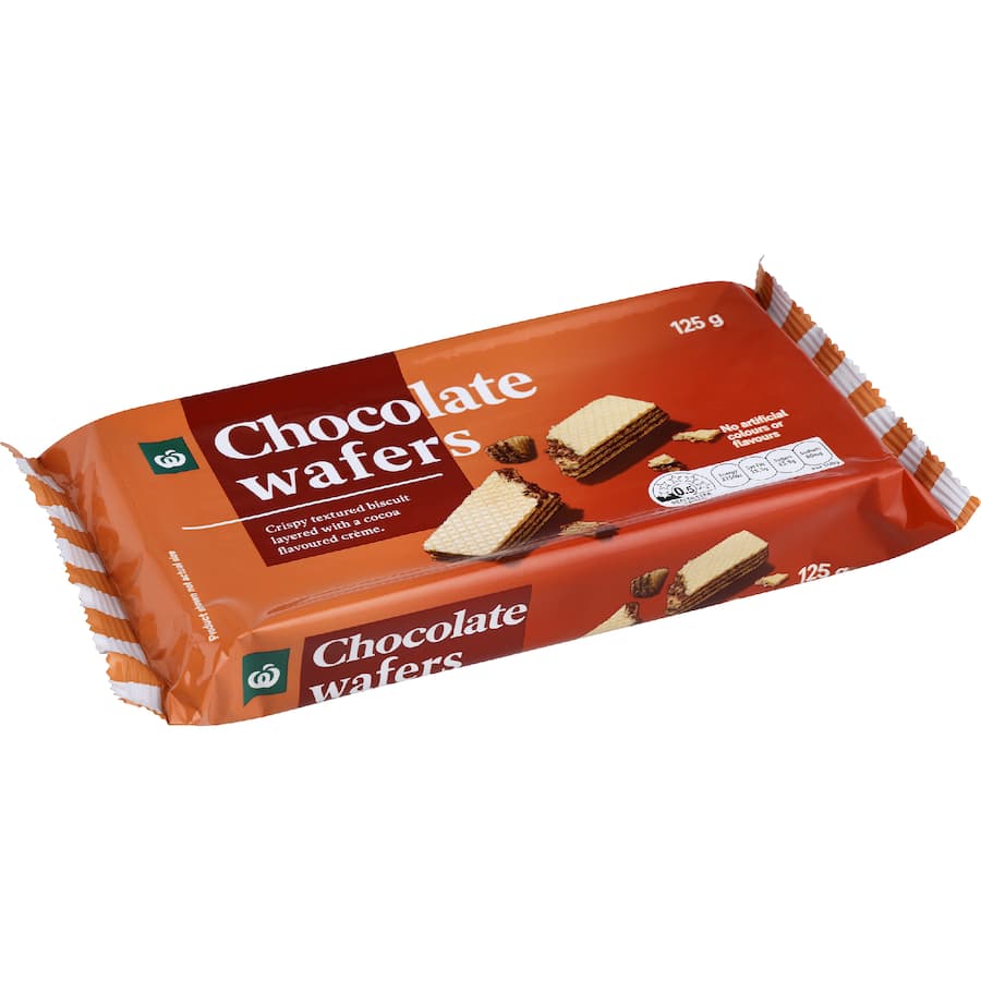 Woolworths Creme Filled Chocolate Wafers